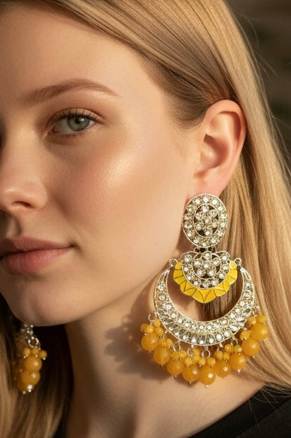 Royal Kundan Jhumka Earrings