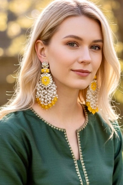 Royal Kundan Jhumka Earrings