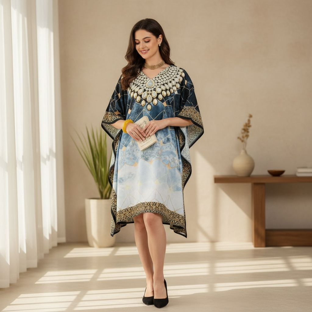 Luxe One Size Mix Kaftan