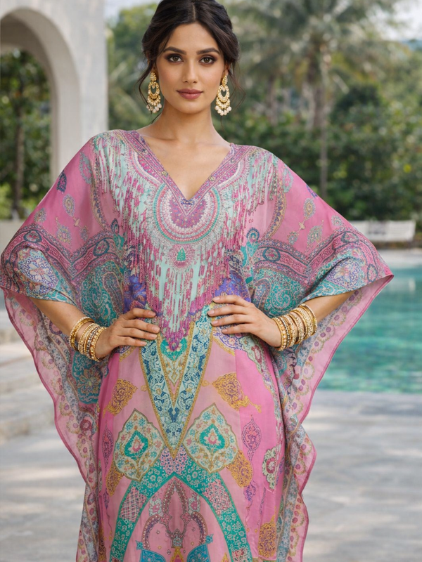 Luxe One size Silk Kaftan