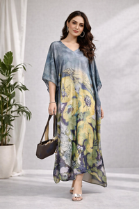 Luxe One size Silk Kaftan
