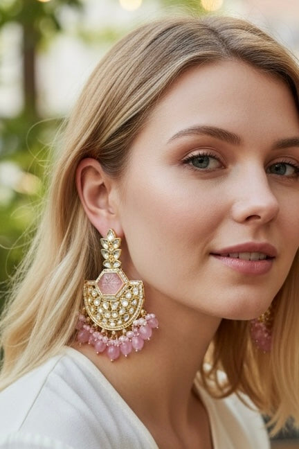 Royal Kundan Jhumka Earrings