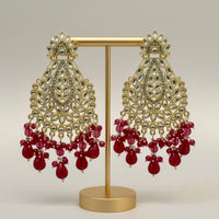 Ethnic Single Layered Kundan Chandbali