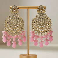 Ethnic Single Layered Kundan Chandbali