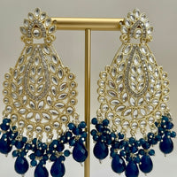 Ethnic Single Layered Kundan Chandbali