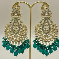 Ethnic Single Layered Kundan Chandbali
