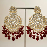Ethnic Single Layered Kundan Chandbali