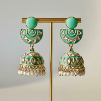 Ethnic Single Layered Kundan Chandbali